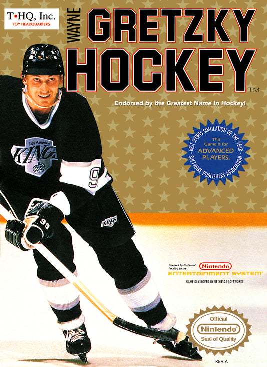 WAYNE GRETZKY HOCKEY  - NES (W/BOX)
