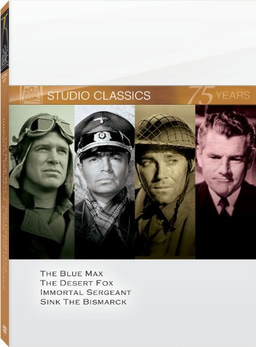 BLUE MAX/DESERT FOX/IMMORTAL SERGEANT/SI - DVD-FOX STUDIO CLASSICS