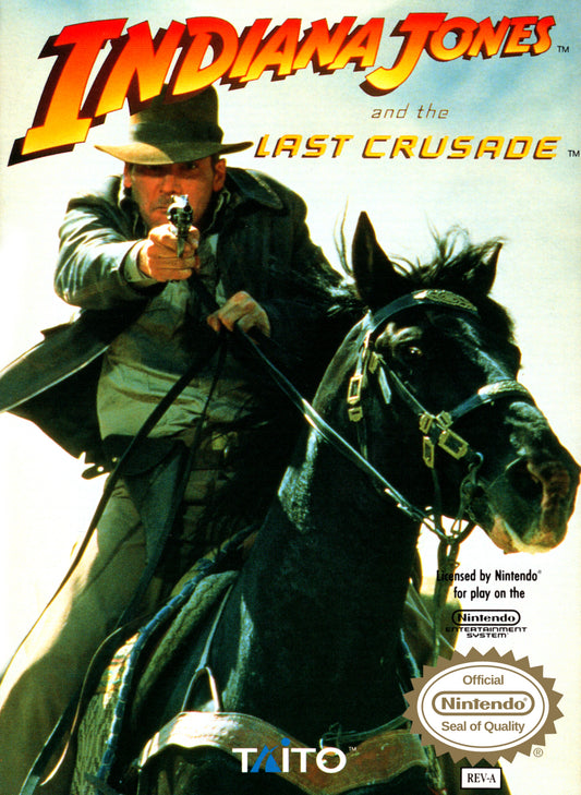 INDIANA JONES & THE LAST CRUSADE (TAITO)  - NES