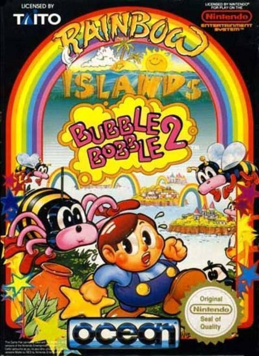 BUBBLE BOBBLE PART 2  - NES (W/BOX)