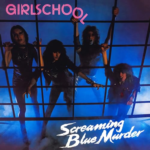 GIRLSCHOOL - SCREAMING BLUE MURDER - HOT PINK (VINYL)