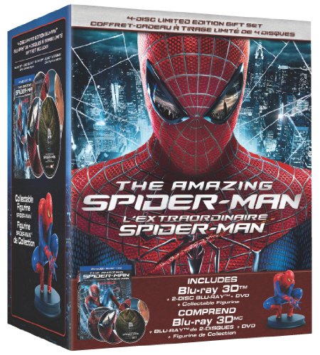 THE AMAZING SPIDER-MAN 3D: LIMITED EDITION COLLECTOR'S SET + FIGURINE - L'EXTRAORDINAIRE SPIDER-MAN 3D: EDITION LIMITE COLLECTOR + FIGURINE [BLU-RAY 3D + BLU-RAY + DVD] (BILINGUAL)