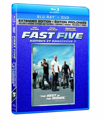 FAST FIVE (FAST & FURIOUS)  - BLU-INC. DVD COPY