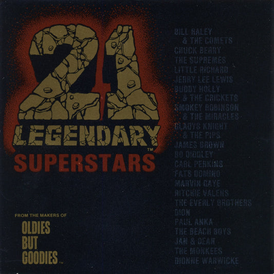 VARIOUS  - 21 LEGENDARY SUPERSTARS