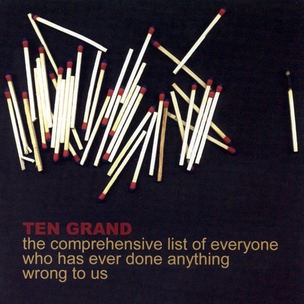 TEN GRAND  - COMPREHENSIVE LIST OF EVERYONE