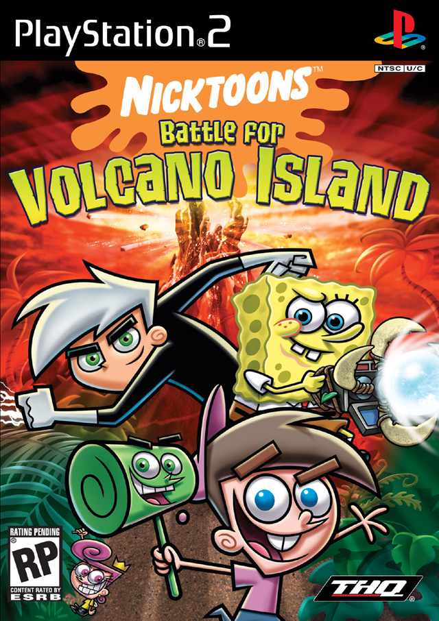 NICKTOONS: BATTLE FOR VOLCANO ISLAND  - PS2