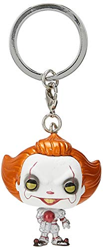 IT: PENNYWISE WITH BALLOON (METALLIC) - FUNKO POP! KEYCHAIN-EXCLUSIVE