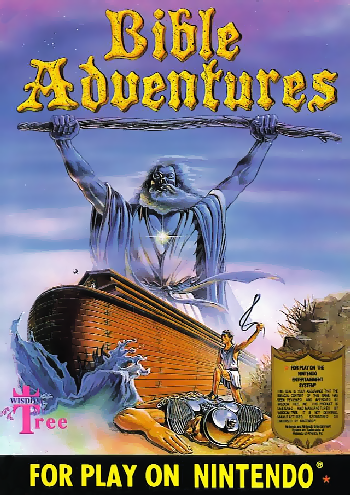 BIBLE ADVENTURES  - NES (W/BOX & MANUAL)