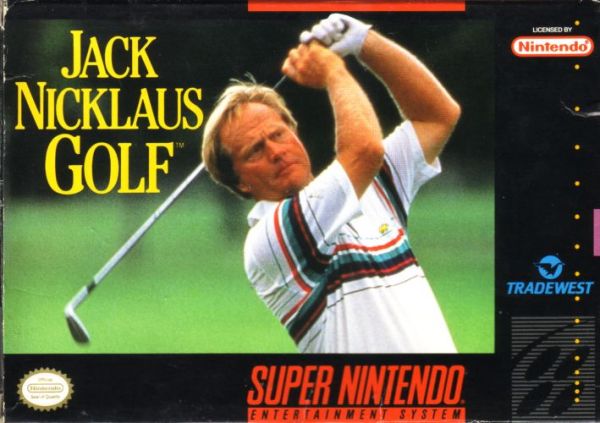 JACK NICKLAUS GOLF  - SNES (W/BOX & MANUAL)