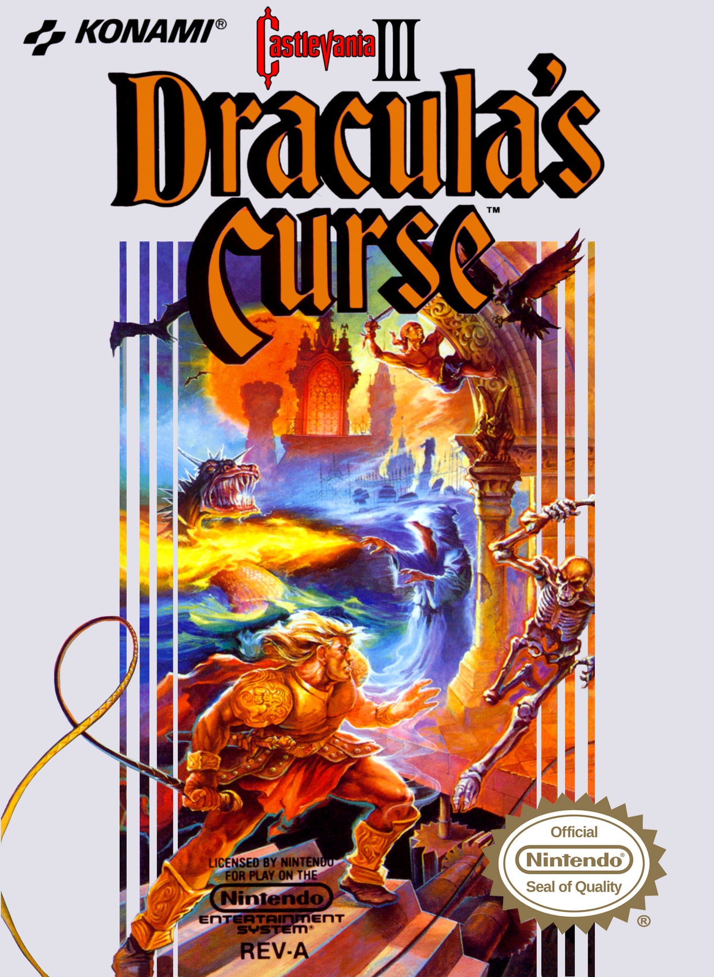 CASTLEVANIA III: DRACULA'S CURSE  - NES (W/BOX)