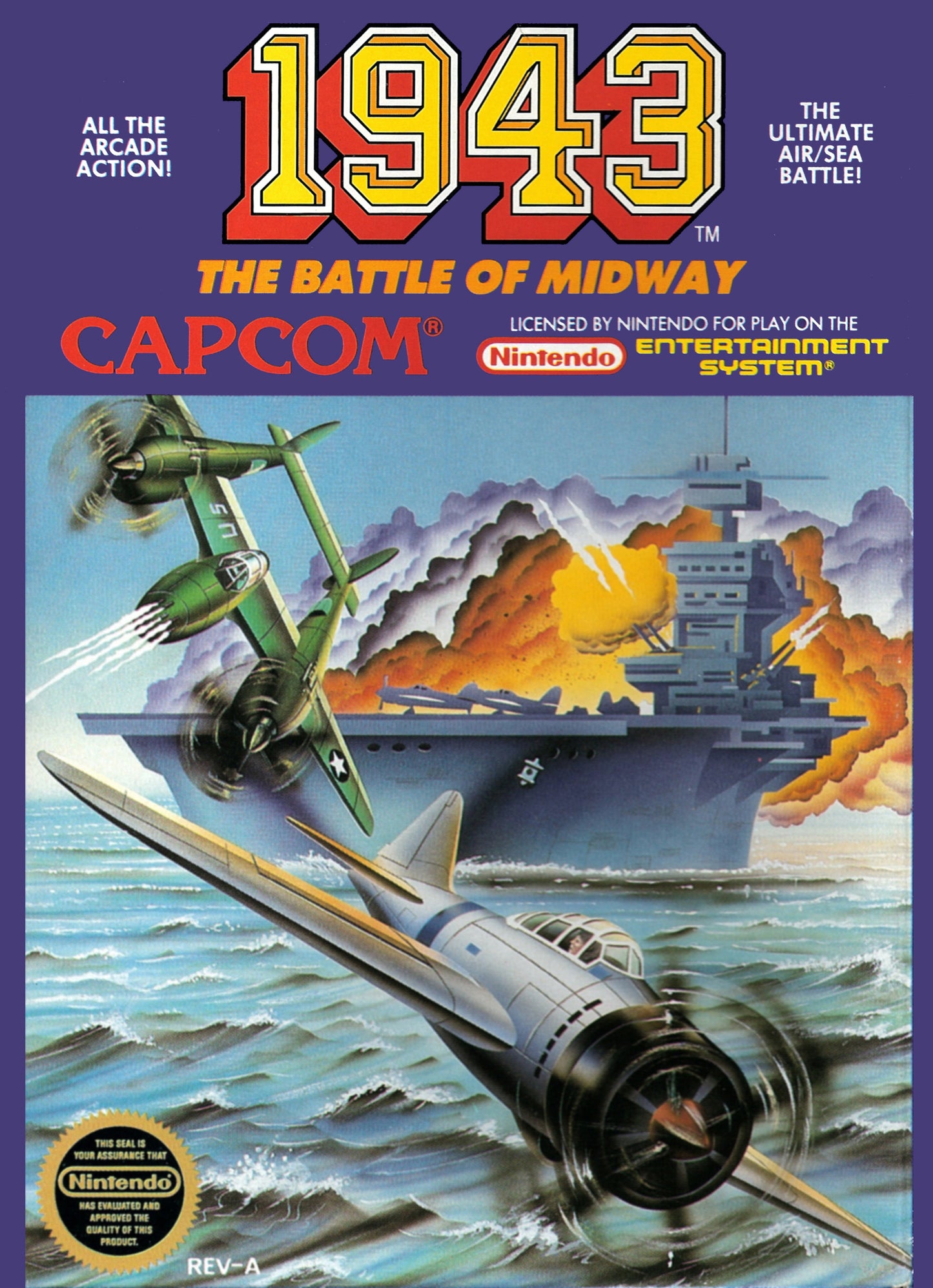 1943: THE BATTLE OF MIDWAY  - NES (W/BOX)