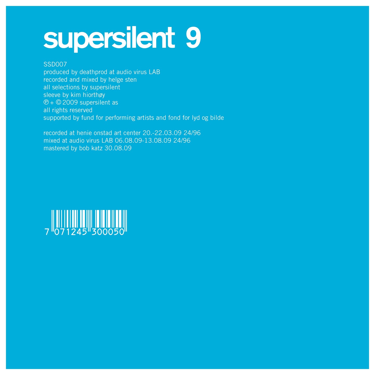 SUPERSILENT  - 9