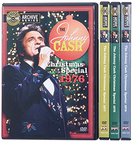 CASH, JOHNNY  - DVD-CHRISTMAS SPECIALS 1976-1979 [4 DISC