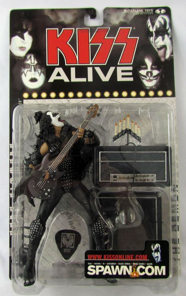 KISS ALIVE: GENE/PAUL/PETER/ACE - MCFARLANE-2000-SET OF 4