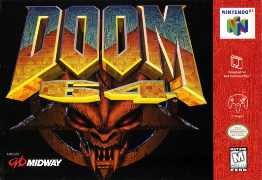 DOOM 64  - N64 (W/BOX)