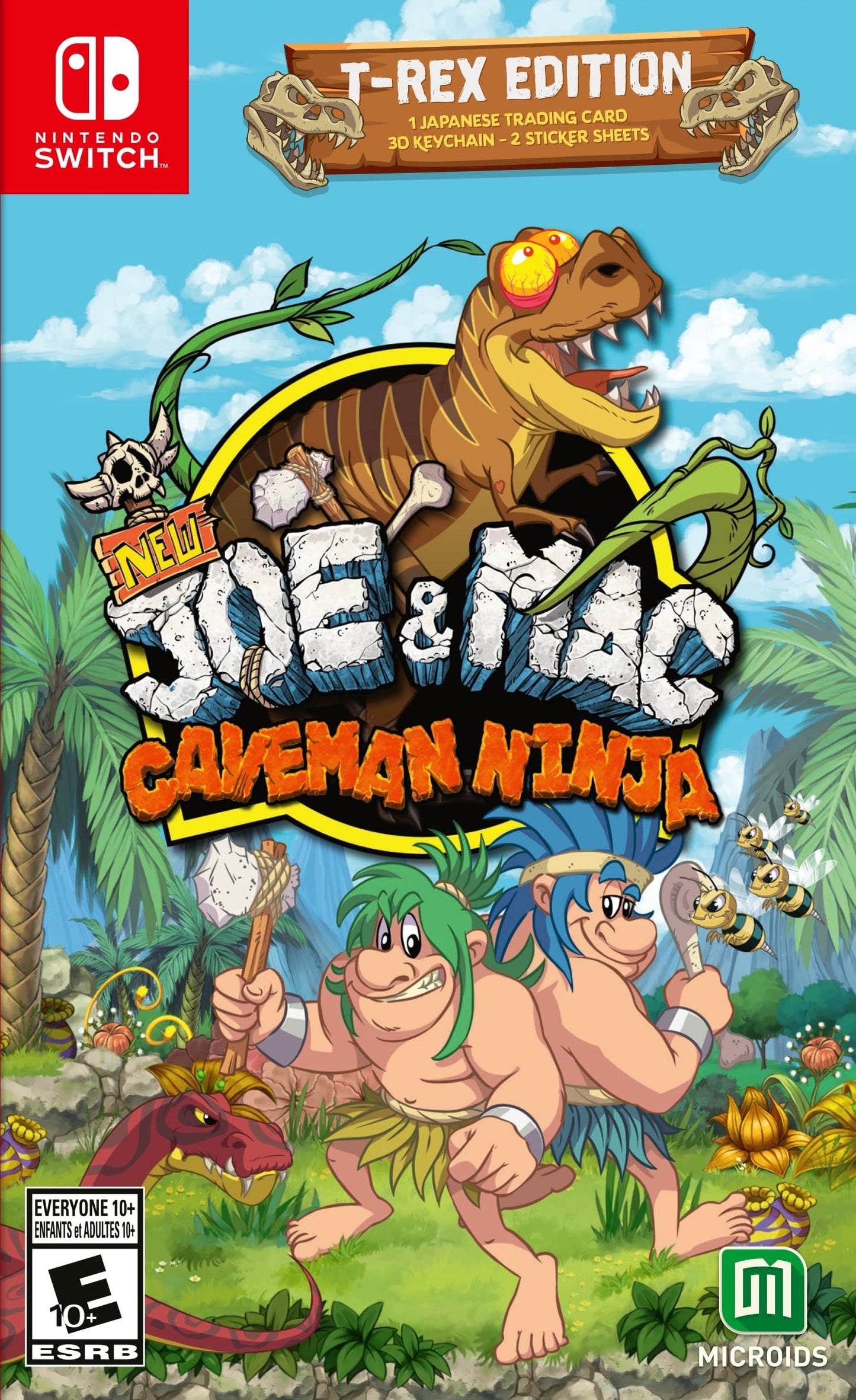 NEW JOE & MAC: CAVEMAN NINJA  - SWITCH