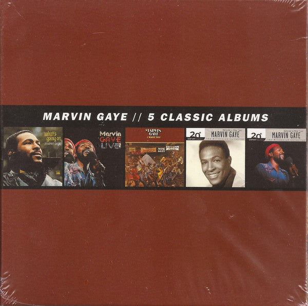 GAYE, MARVIN  - 5 CLASSIC ALBUMS