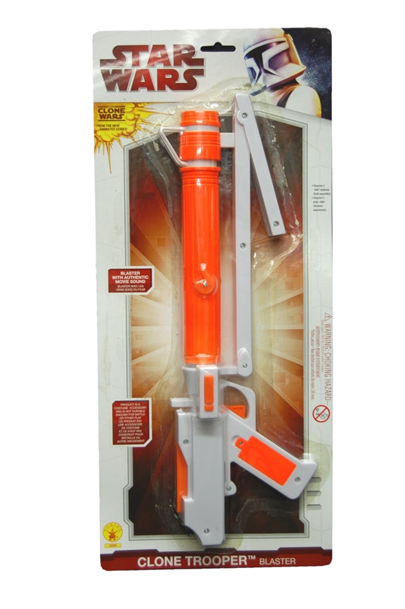 STAR WARS: CLONE TROOPER BLASTER - RUBIES-WITH MOVIE SOUND