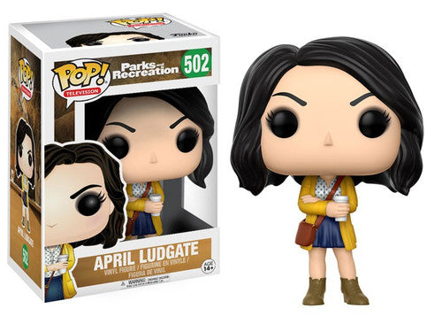 PARKS AND RECREATION: ANDY DWYER #501 & APRIL LUDGATE #502 - FUNKO POP!-SET OF 2