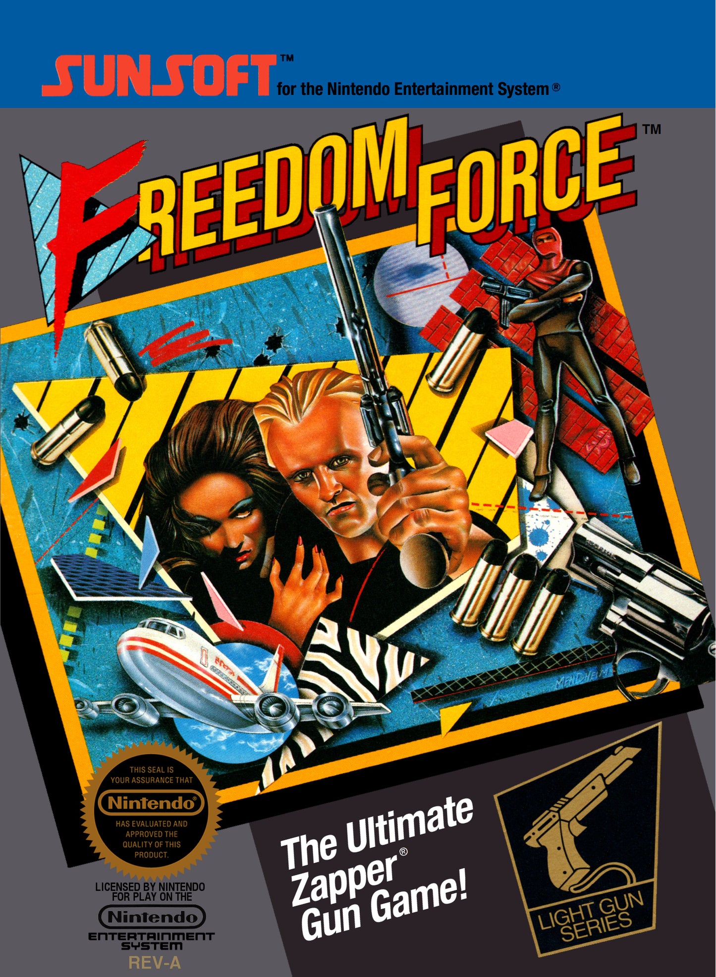 FREEDOM FORCE  - NES (W/BOX)