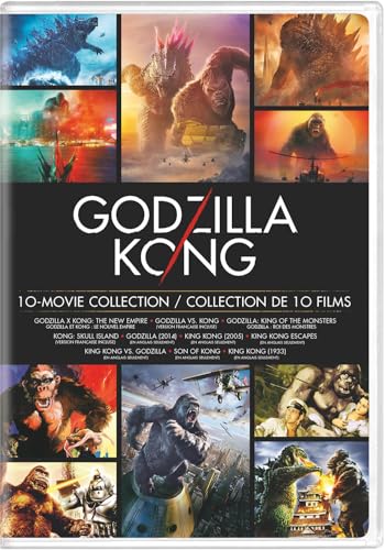 GODZILLA/KONG - DVD-10 MOVIE COLLECTION