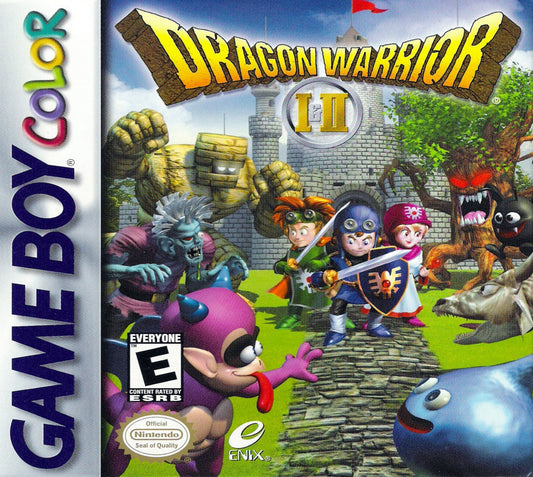 DRAGON WARRIOR I & II  - GBC