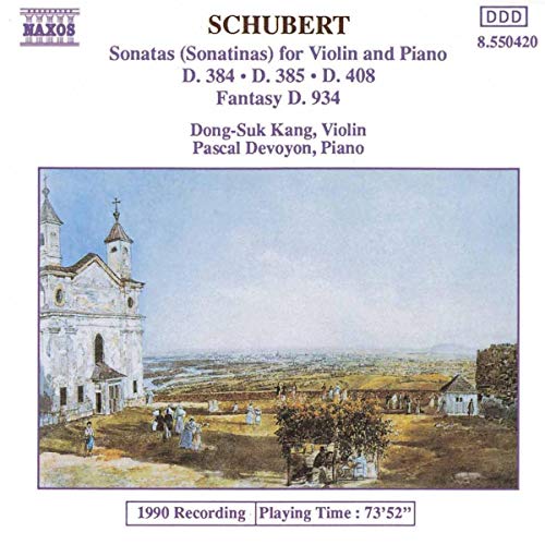 SCHUBERT - SONATAS FOR PIANO & VIOLIN