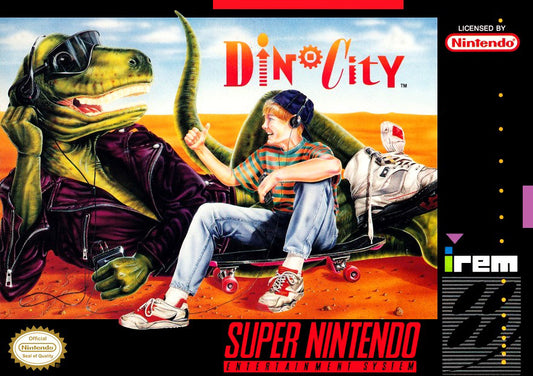 DINO CITY  - SNES (W/BOX & MANUAL)