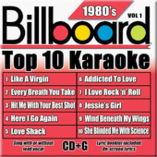 KARAOKE - BILLBOARD TOP 10 KARAOKE: 1980S V1