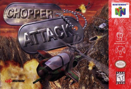 CHOPPER ATTACK  - N64 (W/BOX)