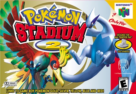 POKEMON STADIUM 2  - N64 (W/BOX)