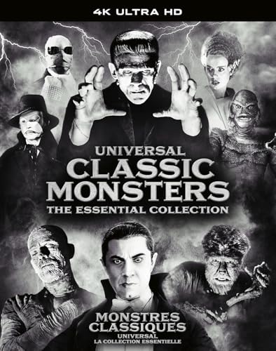 UNIVERSAL CLASSIC MONSTERS: THE ESSENTIAL COLLECTION [4K ULTRA HD] [BLU-RAY]