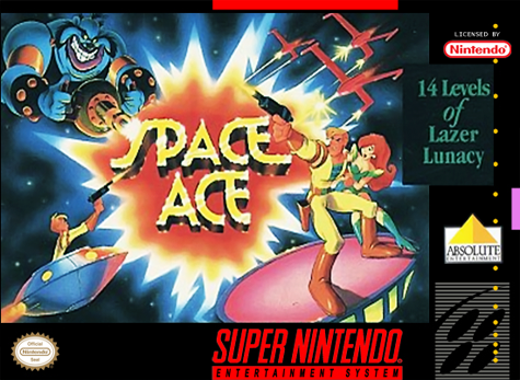 SPACE ACE  - SNES (W/BOX)