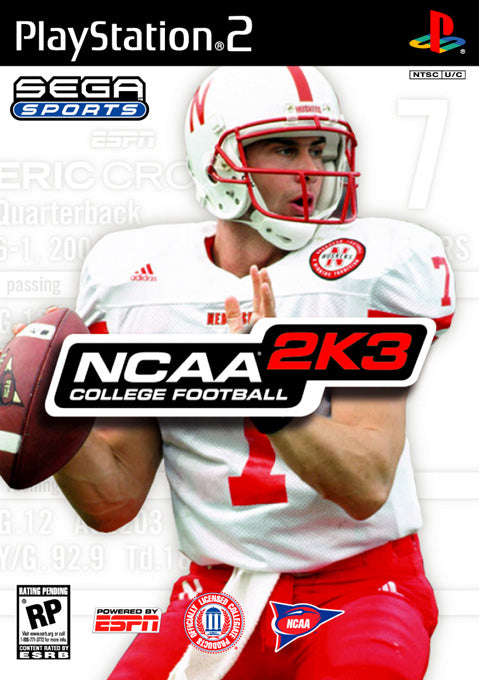 NCAA COLLEGE FOOTBALL 2K3  - PS2