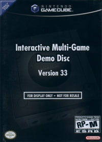 INTERACTIVE MULTI-GAME DEMO DISC #33  - GCB