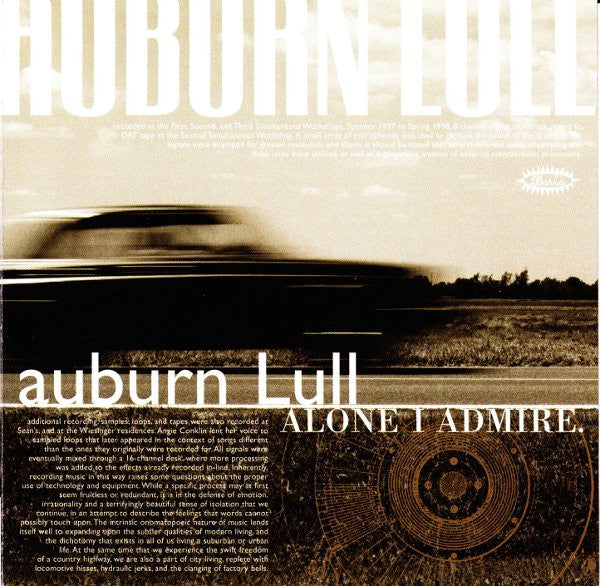 AUBURN LULL  - ALONE I ADMIRE