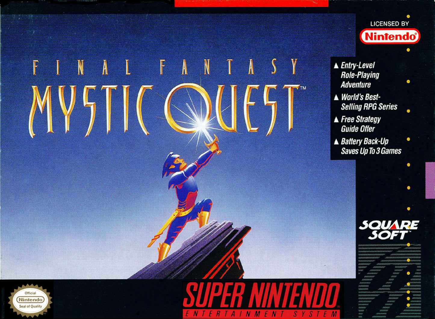 FINAL FANTASY MYSTIC QUEST  - SNES