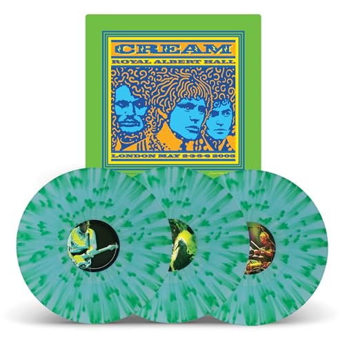 CREAM - ROYAL ALBERT HALL LONDON MAY 2-3-5-6 2005 (LIVE) (BLUE & GREEN SPLATTER VINYL)