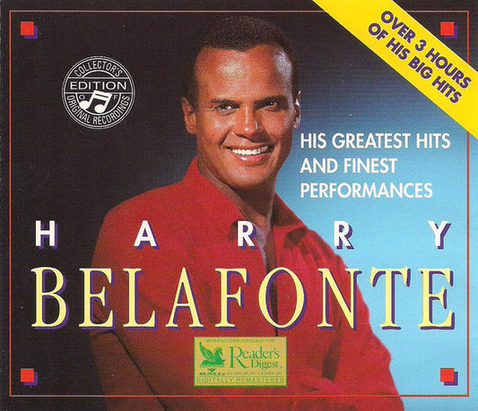 BELAFONTE, HARRY  - HIS GR HITS & FINEST PERFORMANCES (3CDS)