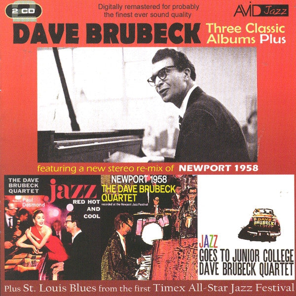 BRUBECK, DAVE  - THREE CLASSIC ALBUMS PLUS