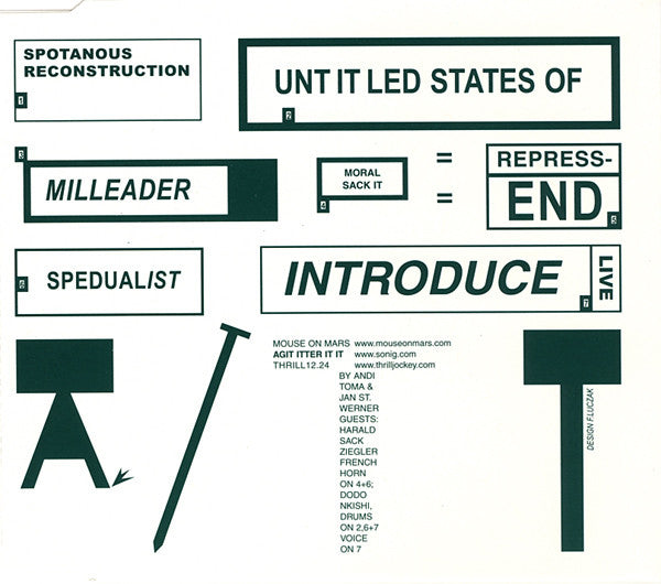 MOUSE ON MARS  - AGIT ITTER IT IT (EP)