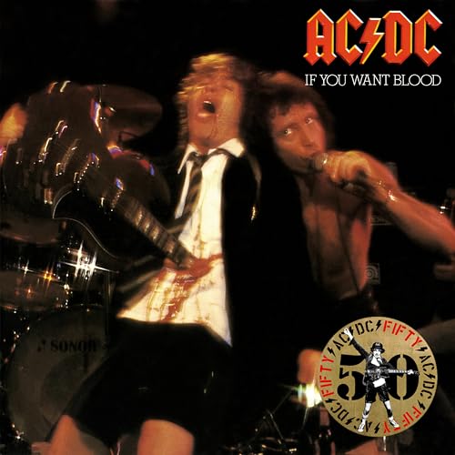 AC/DC - IF YOU WANT BLOOD YOU'VE GOT IT (50TH ANNIVERSARY GOLD COLOR VINYL)