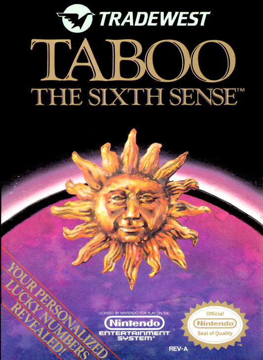 TABOO: THE SIXTH SENSE  - NES (W/BOX)