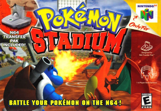 POKEMON STADIUM  - N64 (W/BOX & MANUAL)