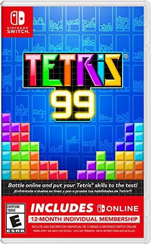 TETRIS 99 + 12 MONTH NINTENDO SWITCH ONLINE INDIVIDUAL MEMBERSHIP