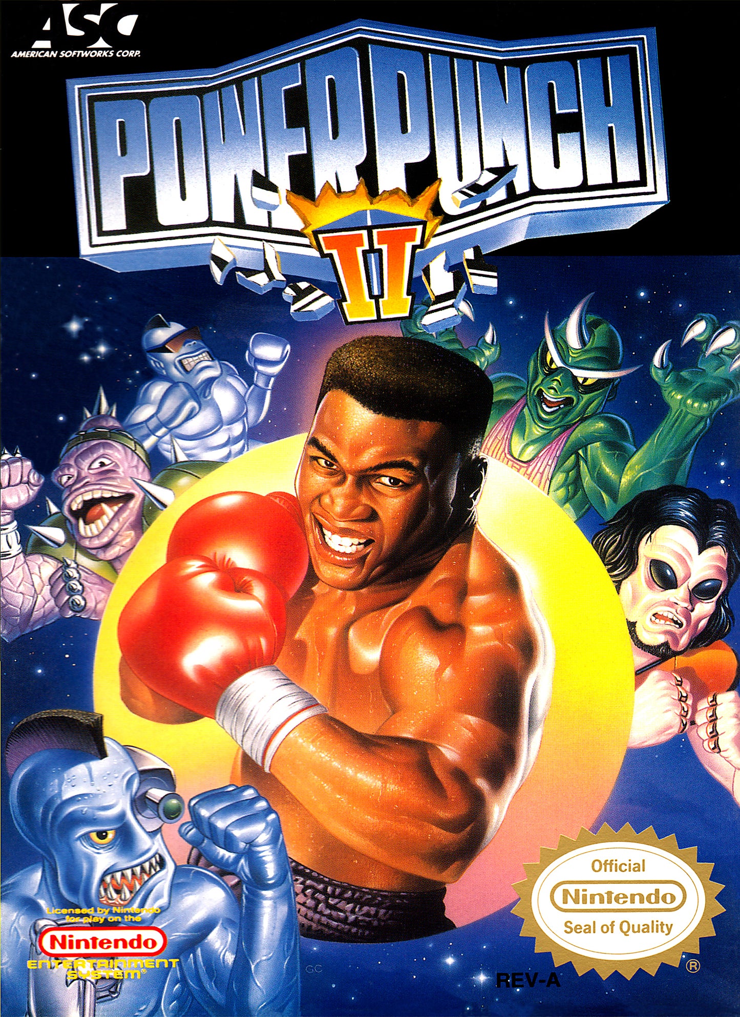 POWER PUNCH II  - NES