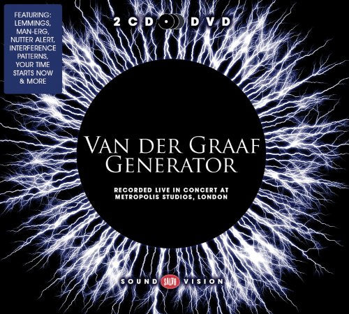 VAN DER GRAAF GENERATOR - LIVE IN CONCERT AT METROPOLIS STUDIOS, LONDON (2CD+DVD)