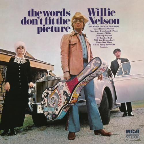 WILLIE NELSON - THE WORDS DON'T FIT THE PICTURE (TRANSLUCENT BLUE COLOURED VINYL)