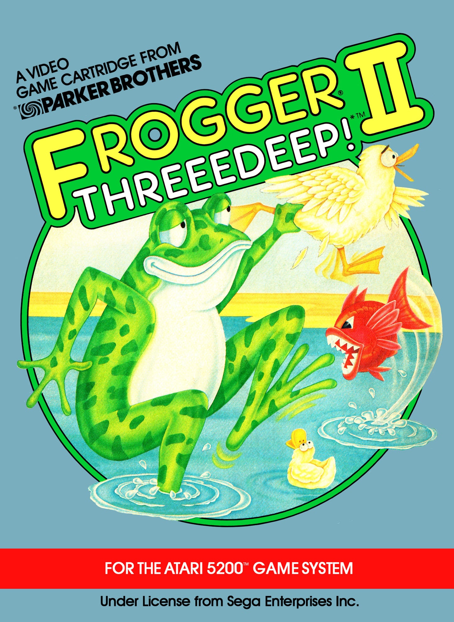 FROGGER II: THREEEDEEP  - ATARI5200