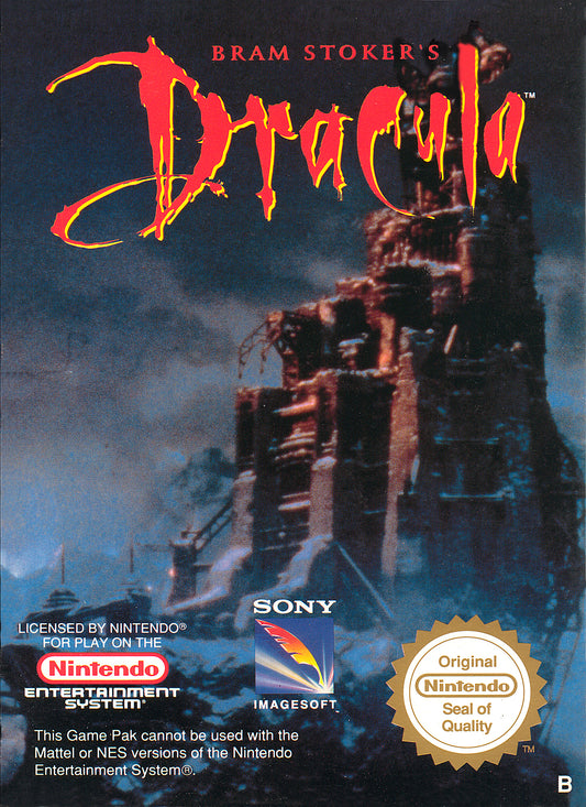 BRAM STOKER'S DRACULA  - SNES (W/BOX & MANUAL)